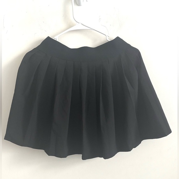 Pleated Women’s Tennis Skirts Black S Running Shorts Athletic Golf Skorts - Picture 1 of 8